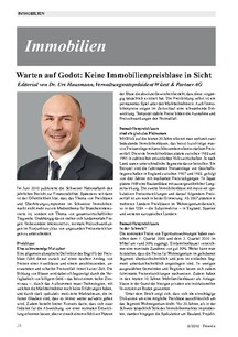 Keine Immobilienpreisblase in Sicht